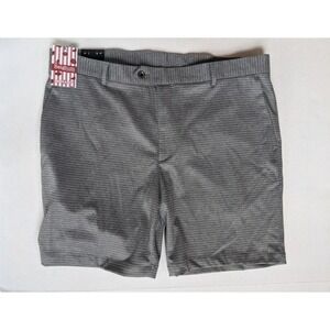Murano Men's Alex Slim Fit Navy Blue White Ship Sailor Cotton Shorts Size 38 NEW